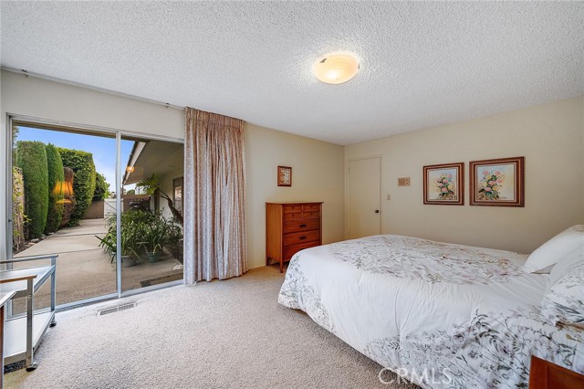 Master Bedroom with Side Yard Access