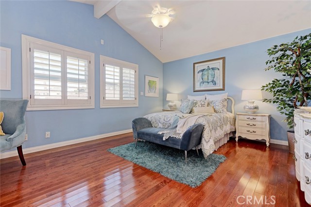 2nd Floor 2nd Bedroom with Vaulted Ceilings