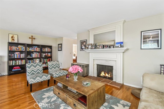 Living Room with Fireplace