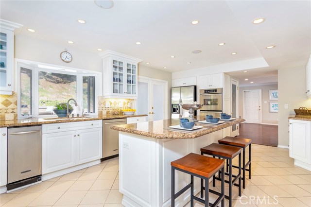 Kitchen, backyard view