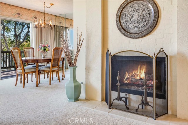 And lovely fireplace