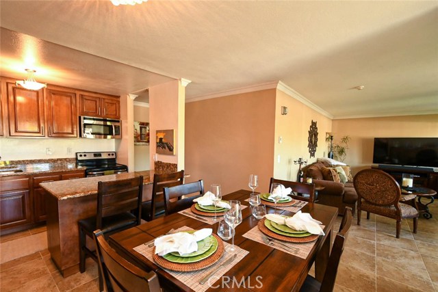 View of Dining, Kitchen, Living Room- Open Floor Plan