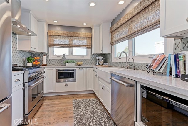 Kitchen has been fully remodeled with many custom details.