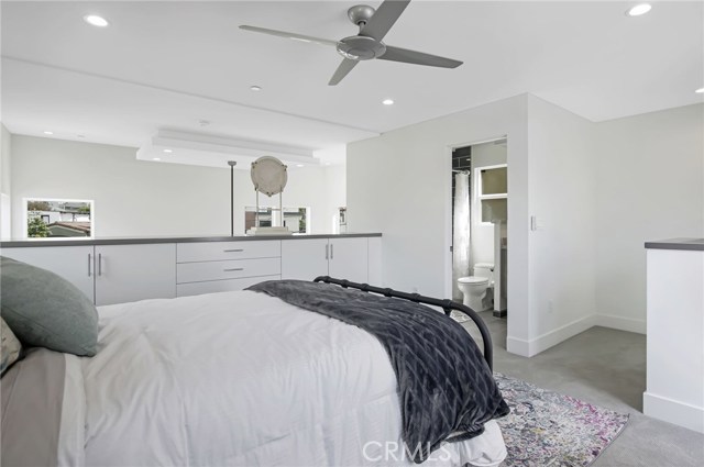 3rd Floor Bedroom - Built-ins, Full Bathroom