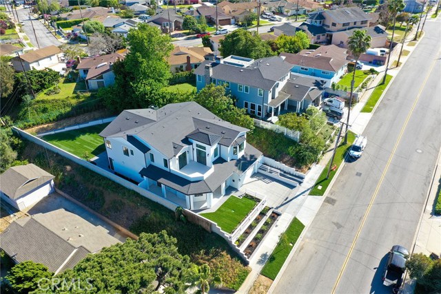 Ariel view of home.
