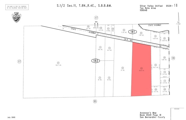 Detail Gallery Image 1 of 1 For 0 Center Rd, Newberry Springs,  CA 92365 - – Beds | – Baths