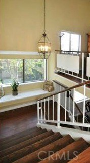 One of the favorite features for those who enjoy reading with natural light on the landing between the up and downstairs.