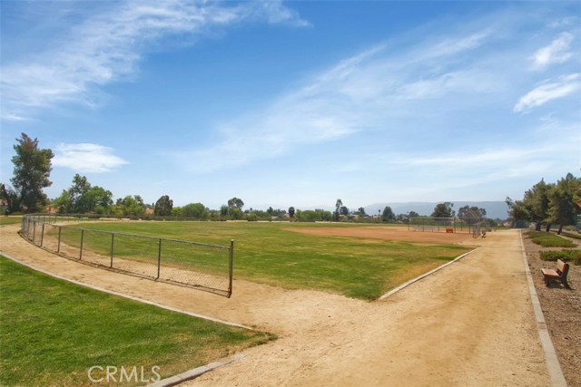 Diamond baseball area