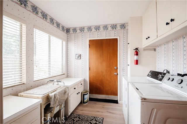 "sewing" and laundry room with direct access to South side of exterior