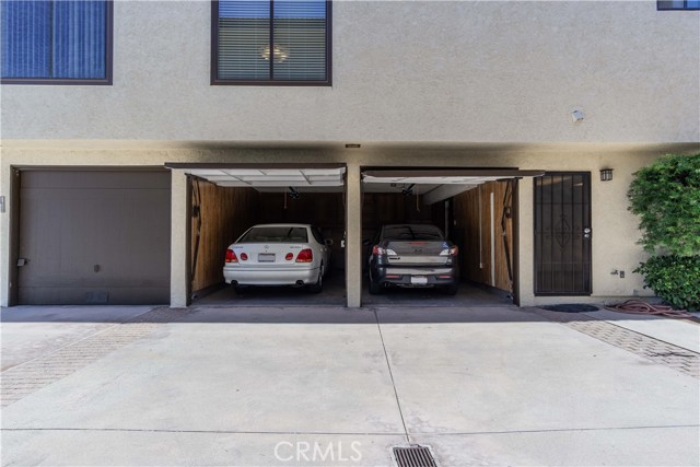 2 car garage with storage and direct access to the unit