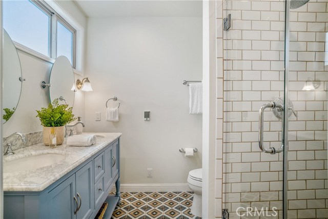 So serene. The custom details throughout and those adjustable mirrors, the light and 2 sinks. Divine. In all bathrooms.. 2 sinks. Have your mover bring your bags up to the master suite. Unpack and begin living your life at the beach.