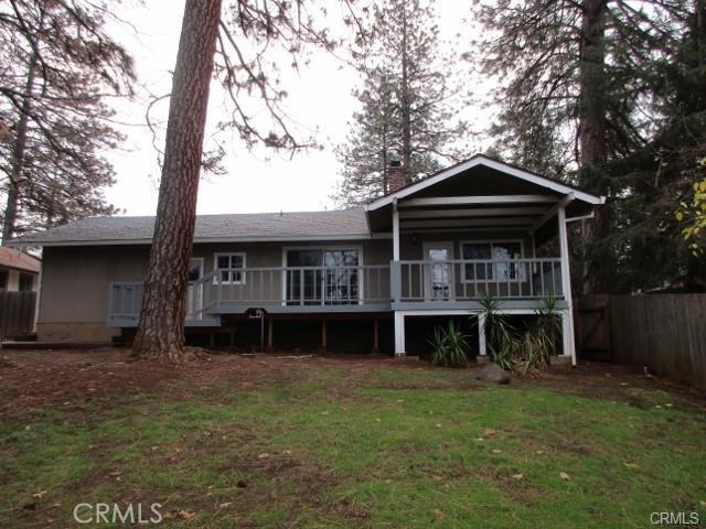 Huge deck with lots of room to entertain. There's even a storage shed off to the side.