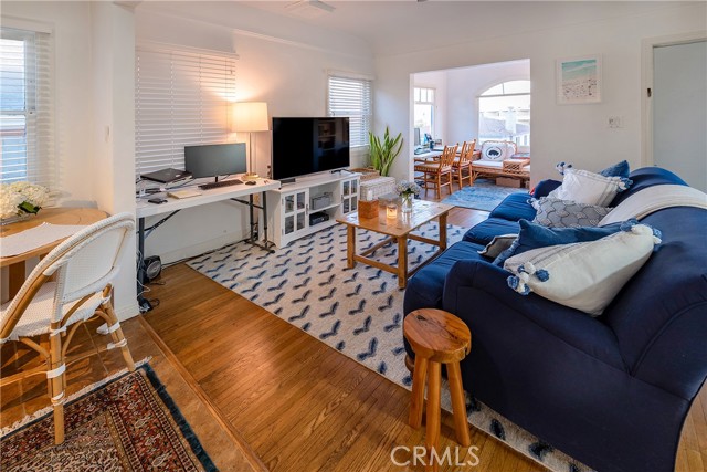 The west apartment. Hardwood floors and light and bright throughout.