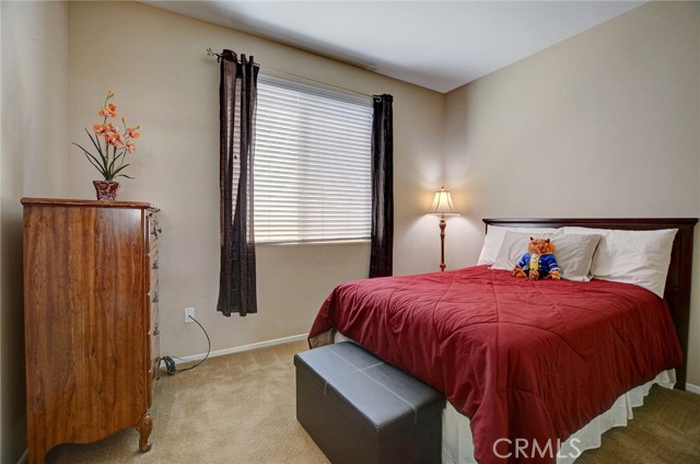 Main floor, large bedroom with walk-in closet.