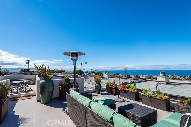 180 OCEAN VIEW roof top deck with stunning succulents.