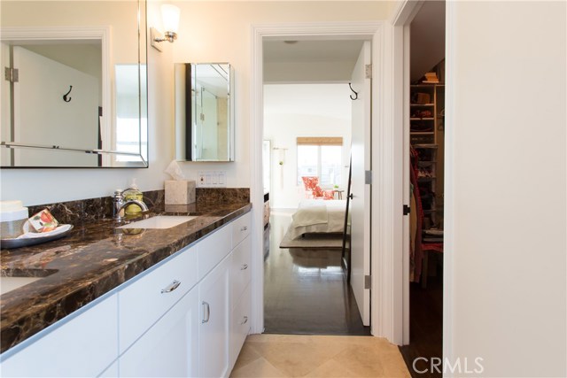 Master Bath And Bedroom With Walk-In Closet.