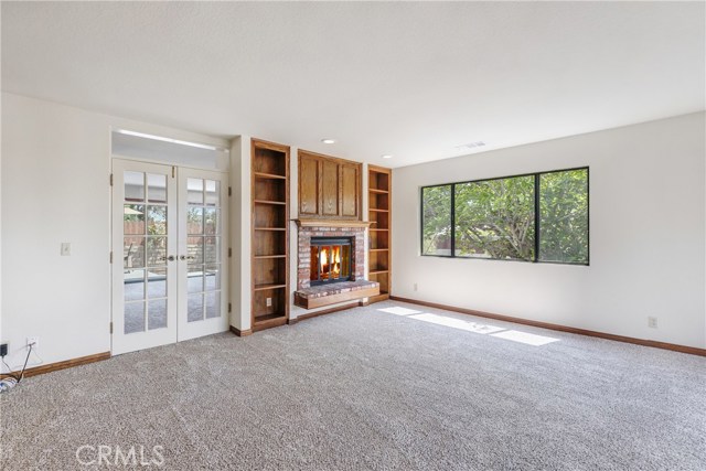 Living Room, double doors to family room