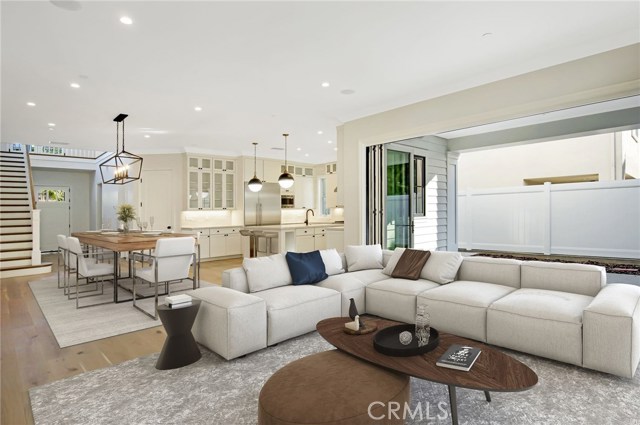 Open floor plan with true indoor/outdoor living. Tall ceilings.