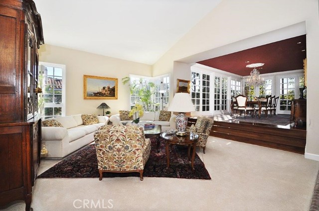 Living Room with Looking Into the Formal Dining Room
