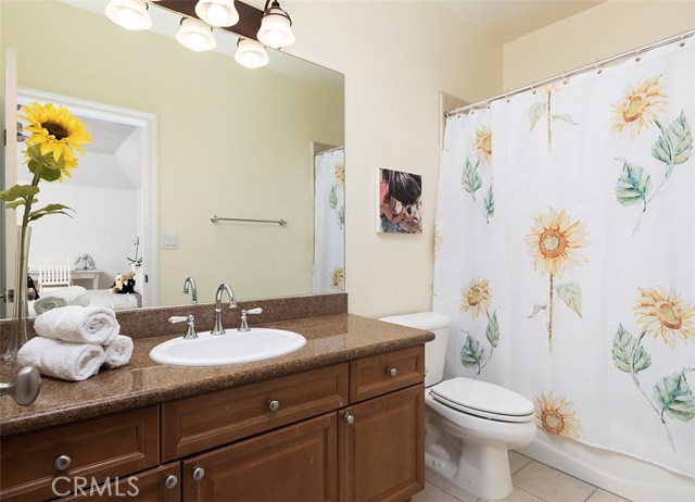 Bathroom in bedroom upstairs