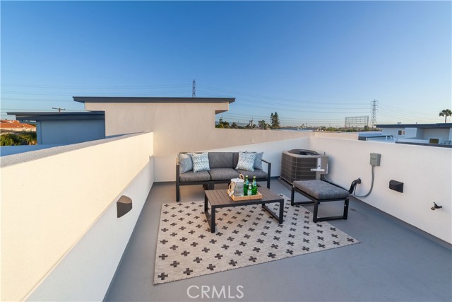 Private roof deck