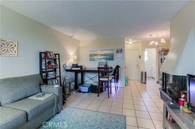 living & dining room area with fireplace