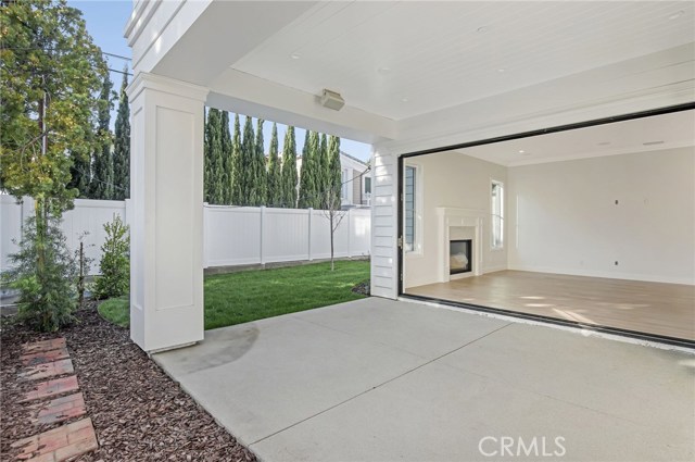 Fantastic outdoor covered patio with La Cantina door access for indoor/outdoor living.