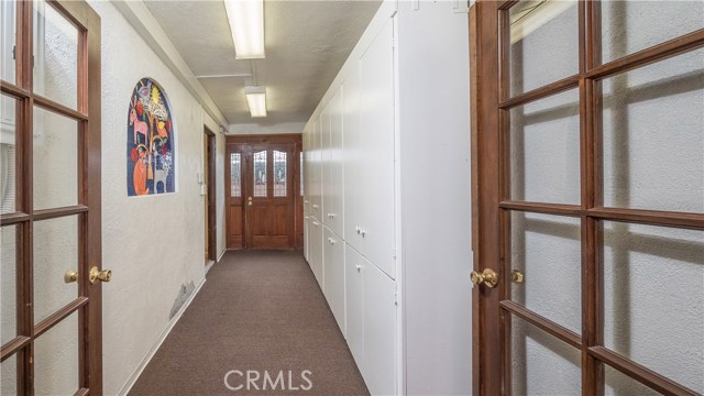 Hallway between kitchen and garage
