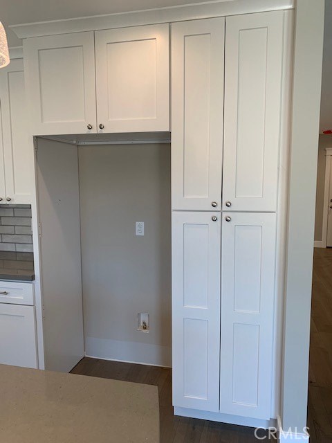 Refridgerator opening and pantry doors.