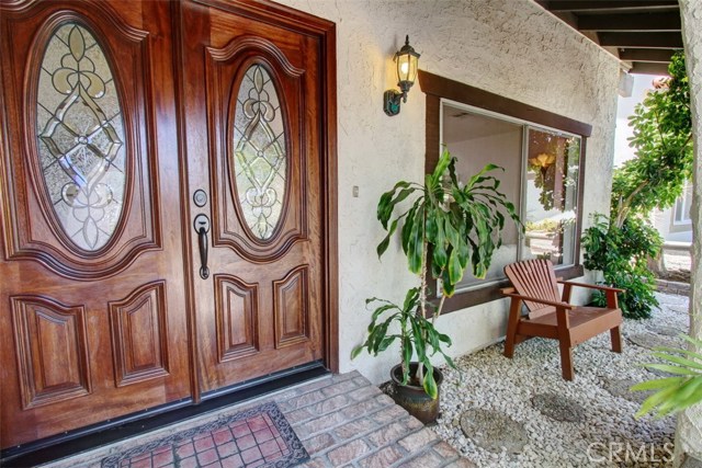 The double doors welcome you in