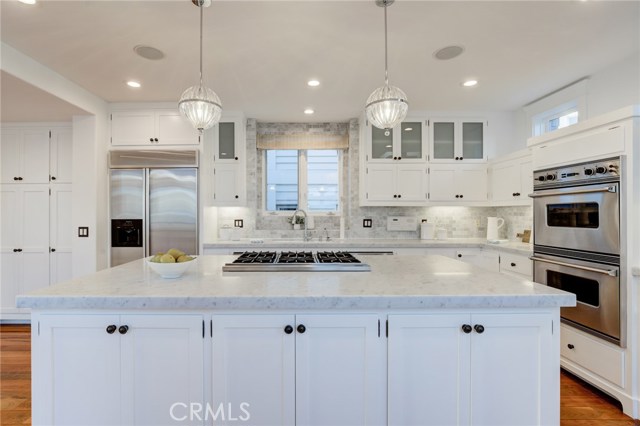 Carrara marble countertops