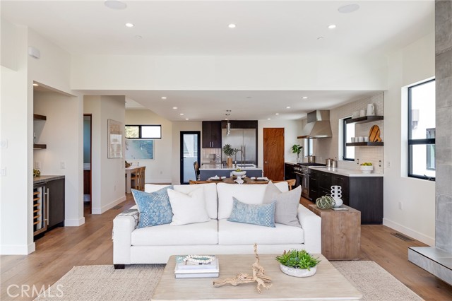 Modern open floor plan flows seamlesslessly (shown here using reverse of 961 Unit A staging)