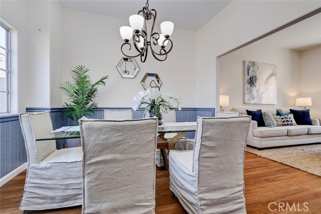 Formal dining room area