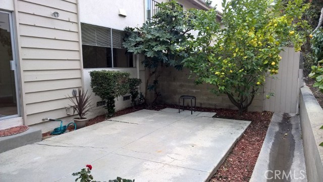 Private patio