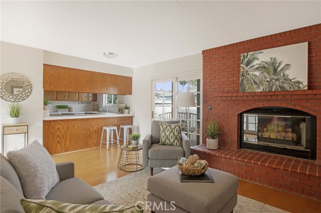 LIVING ROOM WITH FIREPLACE