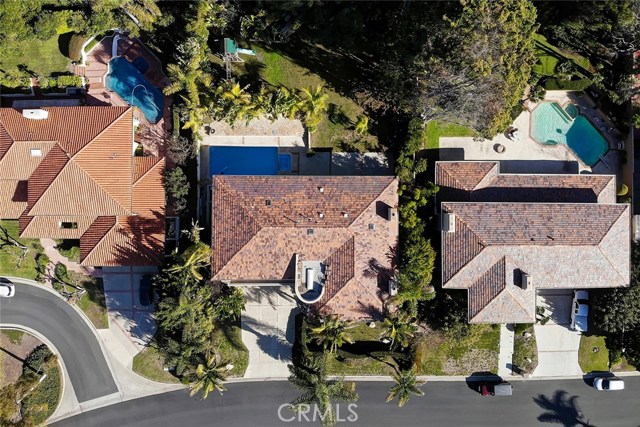 Drone Top View of Home