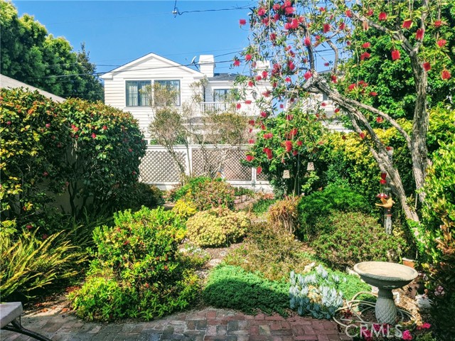 back yard faces west. Home behind is a newer construction home recently built.