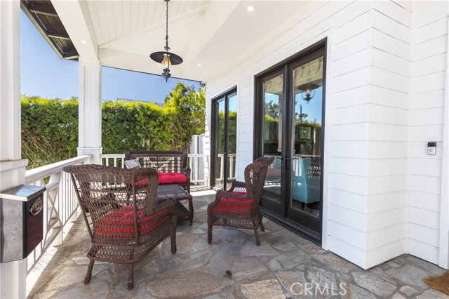 covered south facing patio