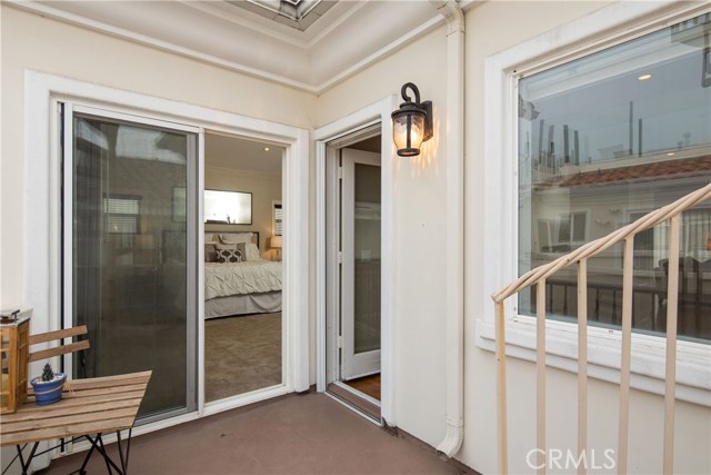 A deck/balcony can be accessed from the living room and mater bedroom. The staircase leads you to the amazing ocean view rooftop deck.