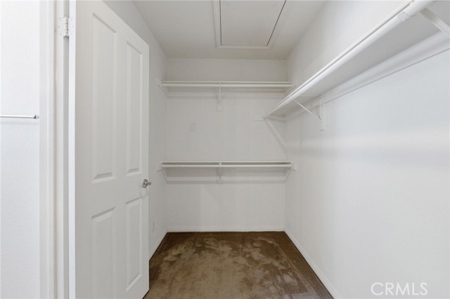 Your new walk-in closet ready for you to fill until your heart's content!