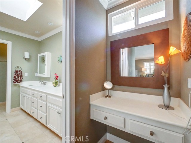 Vanity area off the master bath.