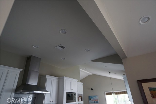 Various pitched high ceilings for interest.