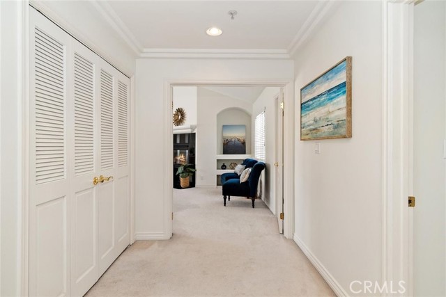 Laundry to the left, Grand Entrance to Primary Bedroom straight ahead, additional bedroom to the right