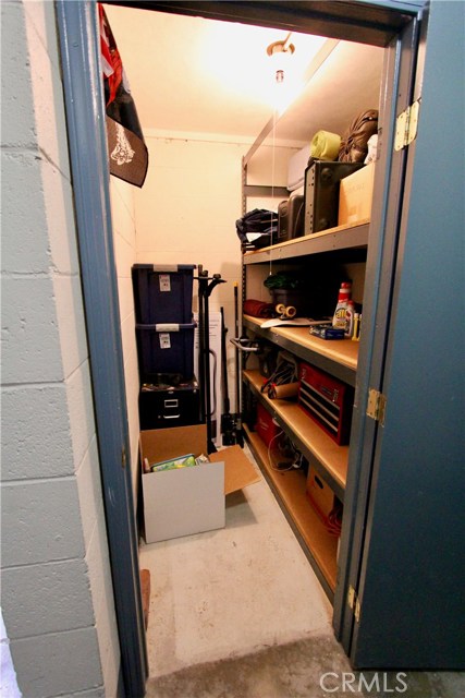 This is the private storage closet located steps away from the unit.