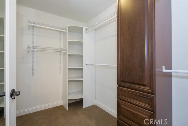 Built-in closet systems in all of the bedroom closets.