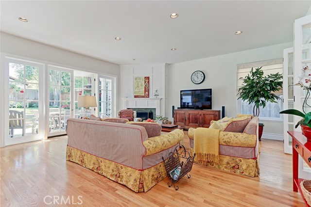 Charming family room for casual entertaining.