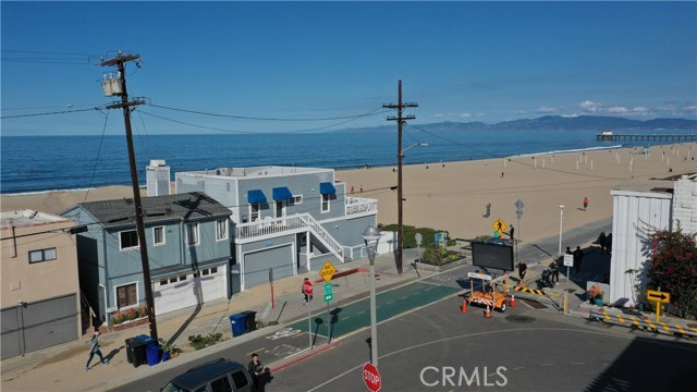 Malibu and MB Pier views to the north from the upper master bedroom patio