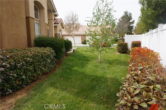 DUPLEX - GRASS & TREE BETWEEN BUILDINGS - VINYL FENCING