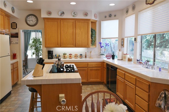 Sunlit Kitchen Is Equipped With Walk In Pantry, Center Island/Breakfast Bar, Dual Ovens, Trash Compactor and LOTS Of Counter And Cabinet Space!