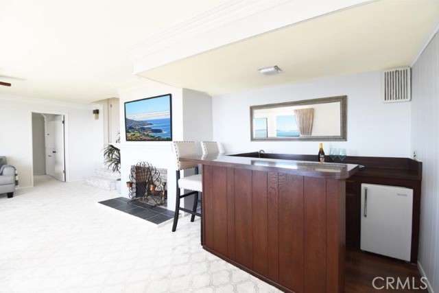 Wet Bar in Family Room